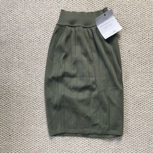 Alaia virgin wool skirt